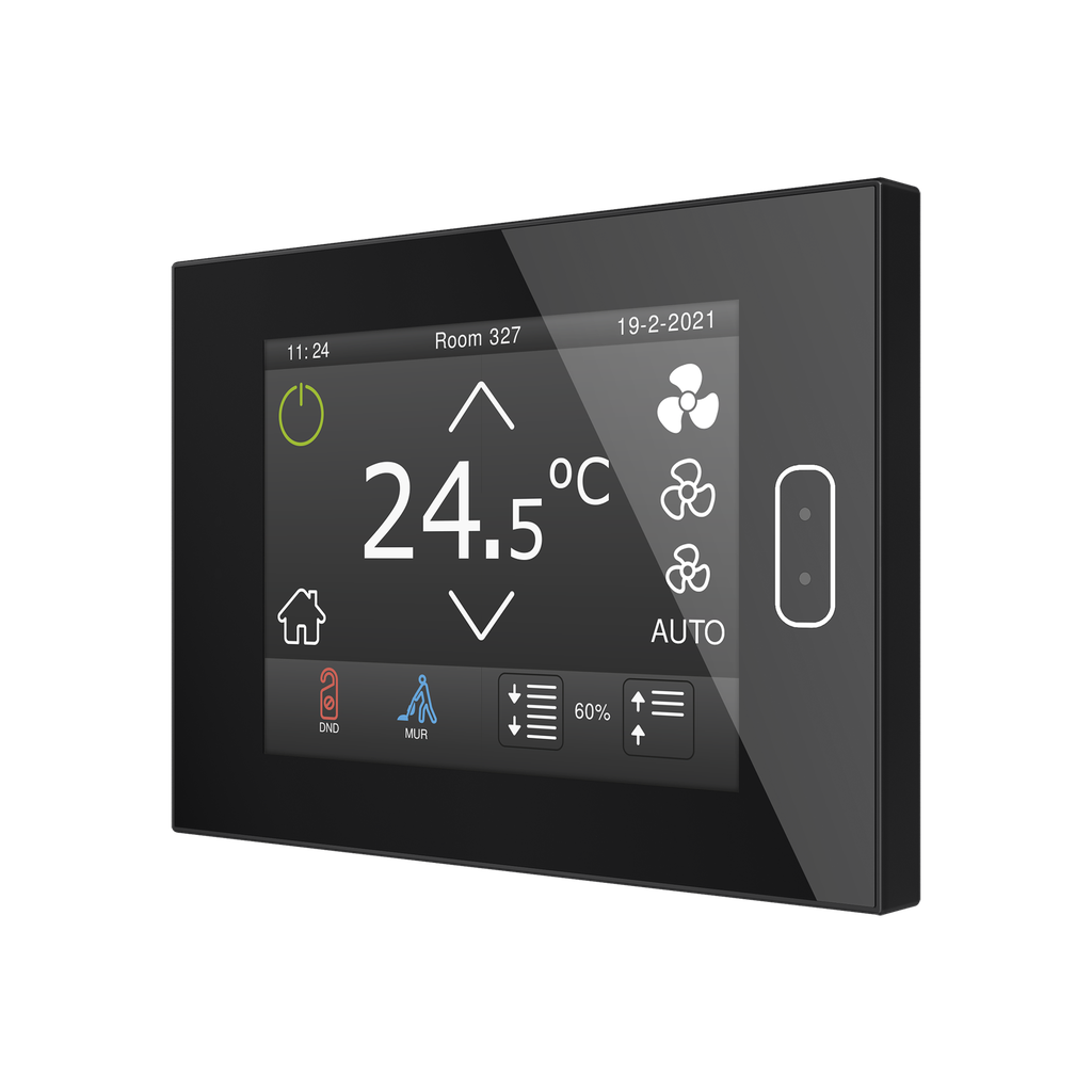 KNX Touchpanel, Z40, 4,1", svart