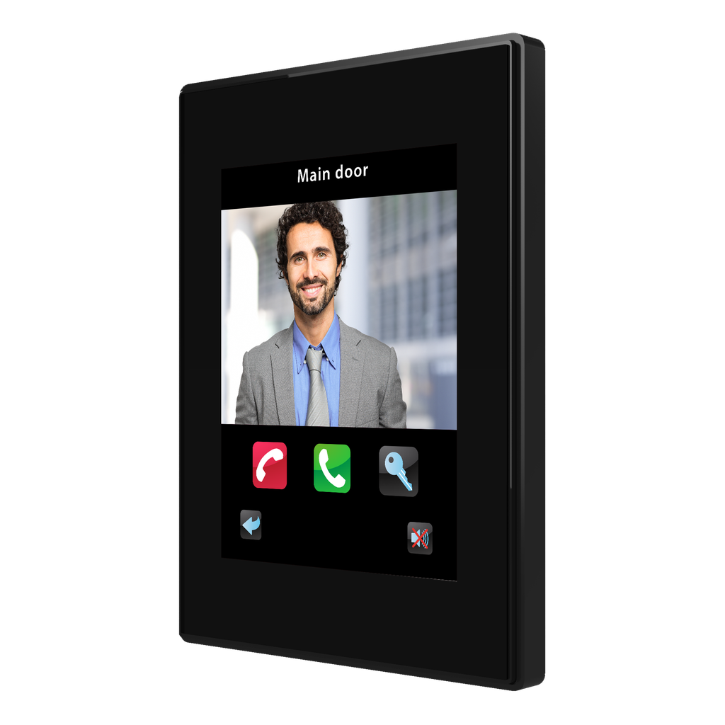 KNX Touchpanel, Z41 COM, 4,1", svart