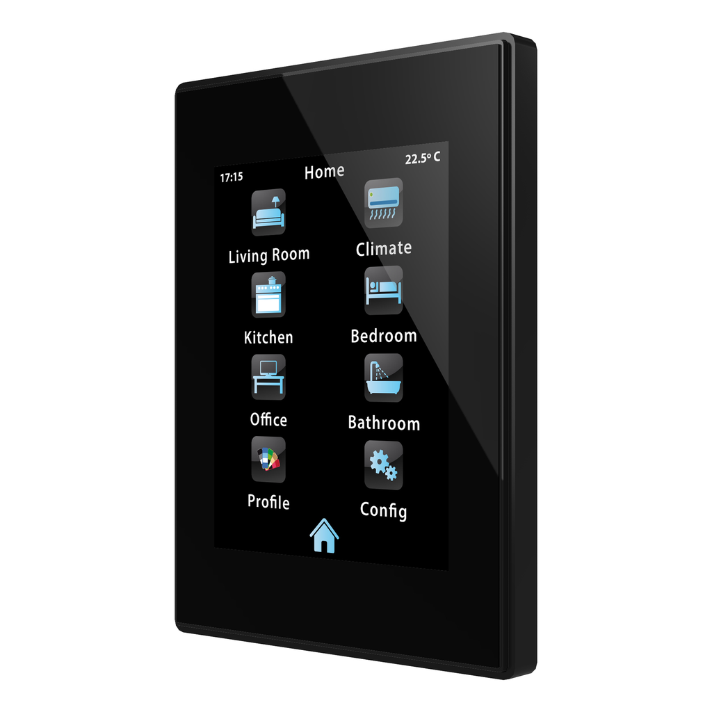 KNX Touchpanel, Z41 Pro, 4,1", svart