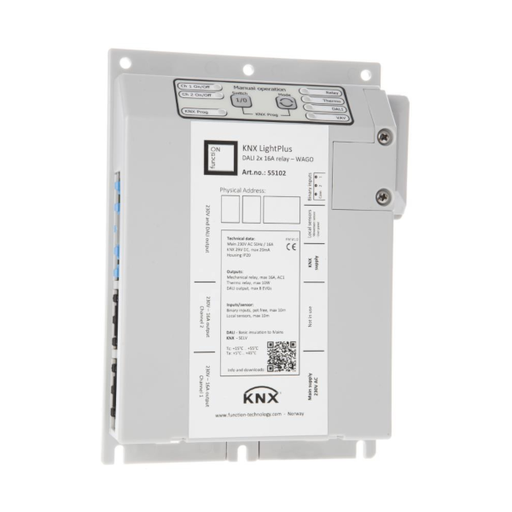KNX LightPlus DALI 2x16A, Wago