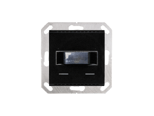 [70852] KNX Närvarodetektor, T-L-Pr-UP Touch, närvaro/ljusnivå/temp, för vägg, svart