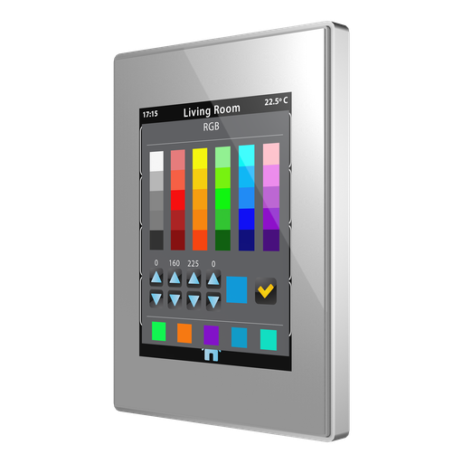 [ZVI-Z41LIT-S] KNX Touchpanel, Z41 Lite, 4,1", alu/silver