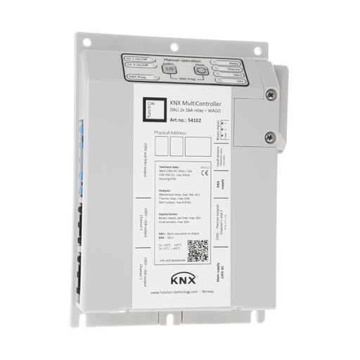 [54102] KNX MultiController DALI 2x 16A relay, Wago