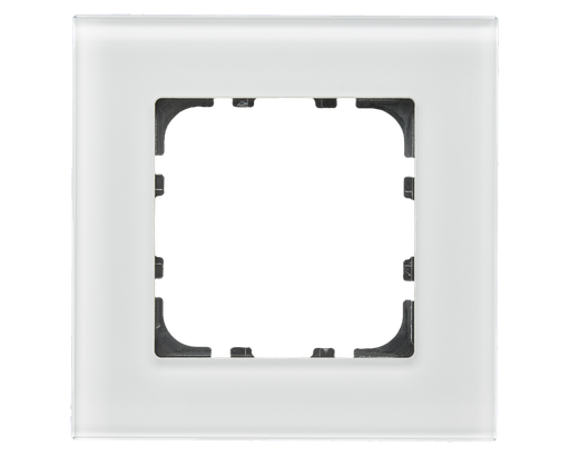 [BE-GTR1W.01] MDT Glass cover frame 1-fold for 55 mm systems, White