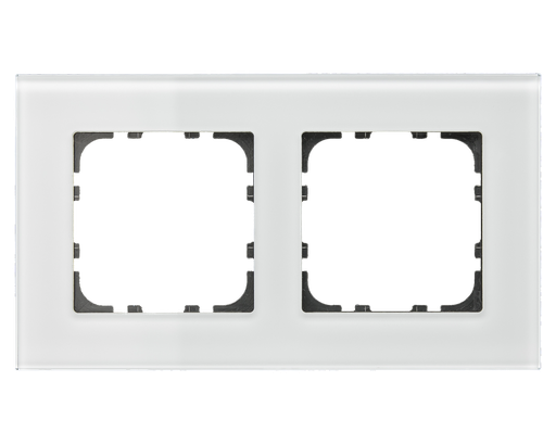 [BE-GTR2W.01] MDT Glass cover frame 2-fold for 55 mm systems, White