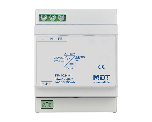 [STV-0024.01] MDT Power Supply, 4SU MDRC, 750mA, 24 V DC SELV