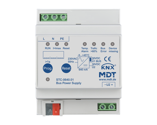 [STC-0640.01] KNX Bus Power Supply with diagnostic function, 4SU MDRC, 640 mA