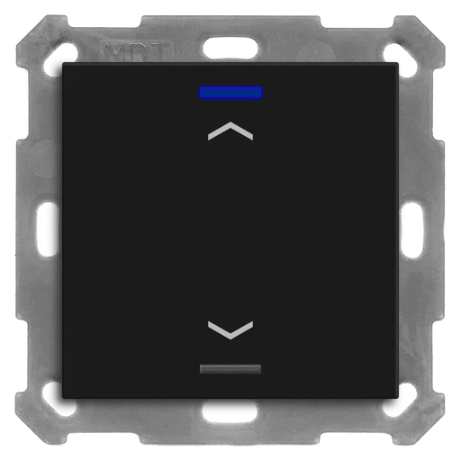 [BE-TAL550106.A1] KNX Push Button Lite 55 1-fold, RGBW, blinds, Black matt