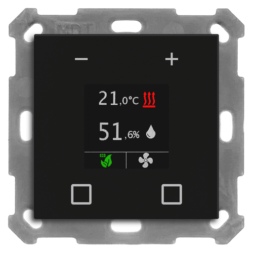 [SCN-RTR55S06.01] KNX Room Temperature Controller Smart 55, Black matt