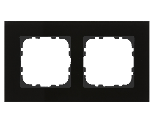 [BE-GTR2S.01S] MDT Glass cover frame 2-fold for 55 mm systems, Black