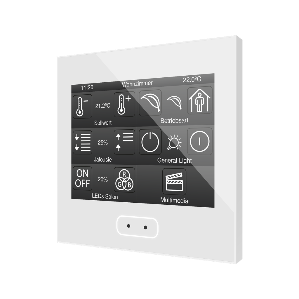 Touchpanel Z35 3,5" vit