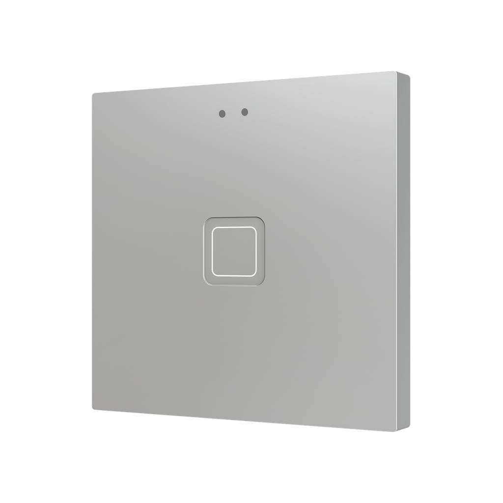Tryckknapp Tecla X1 silver