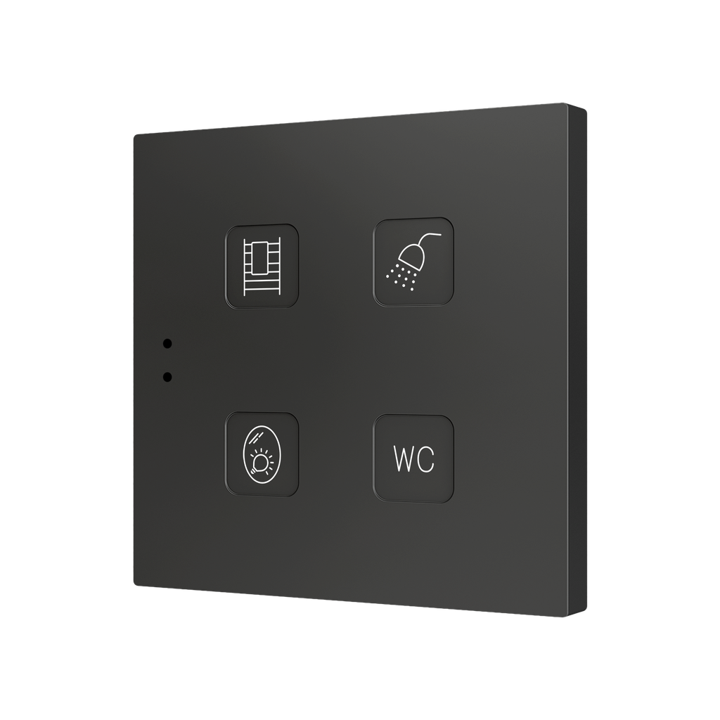 KNX Tryckknapp Tecla X4, 4 knappar, design