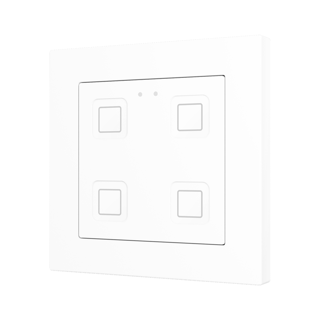 Tryckknapp Tecla55 X4 vit