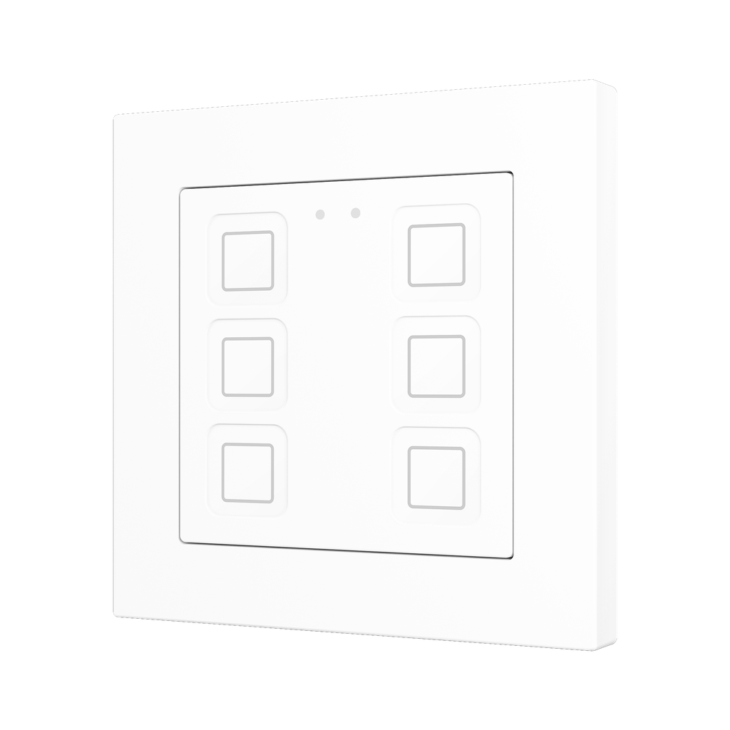 Tryckknapp Tecla55 X6 vit