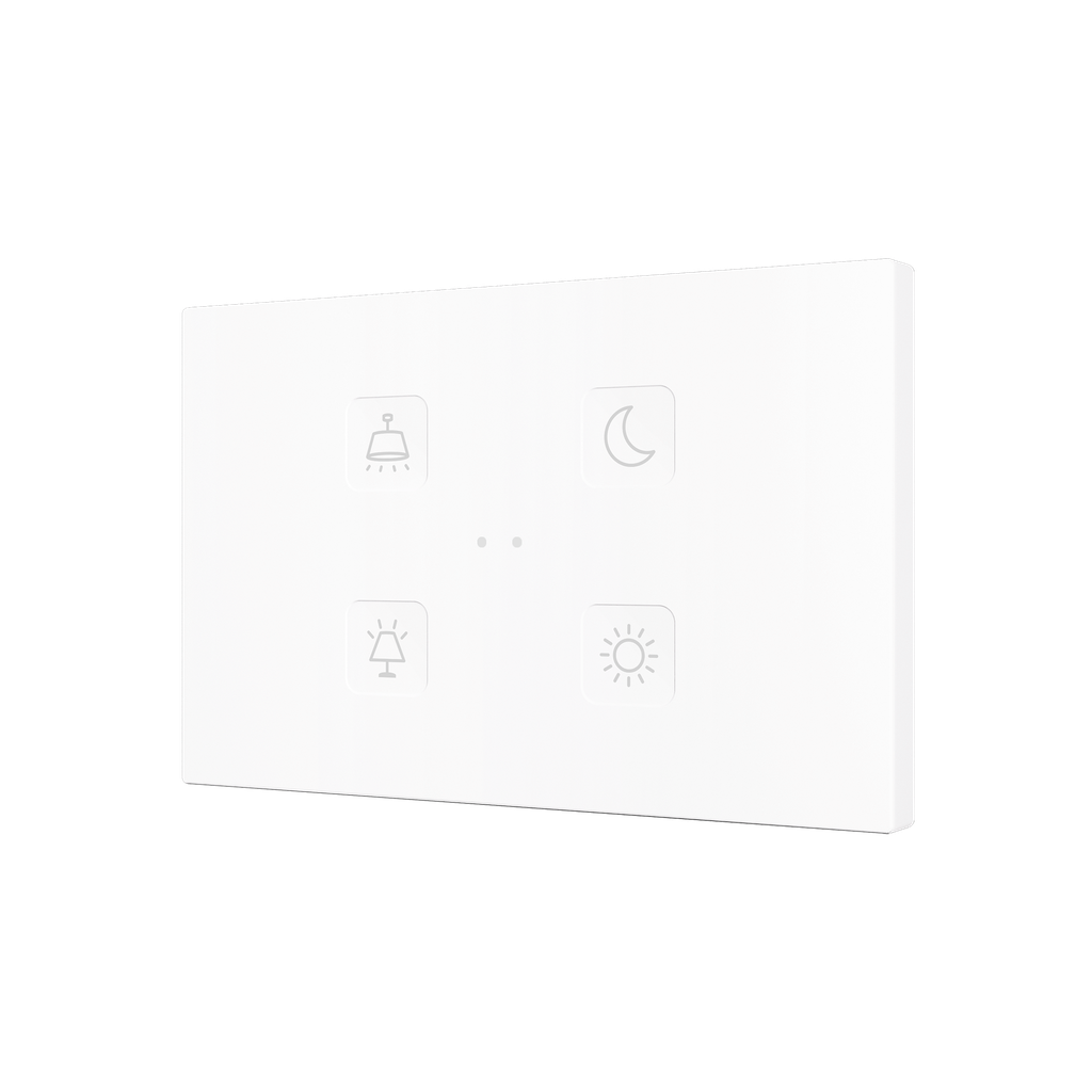 KNX Tryckknapp Tecla XL X4, 4 knappar, design