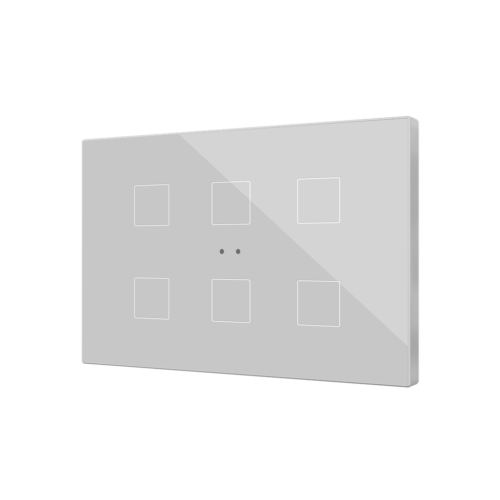 Tryckknapp Flat XL X6 silver