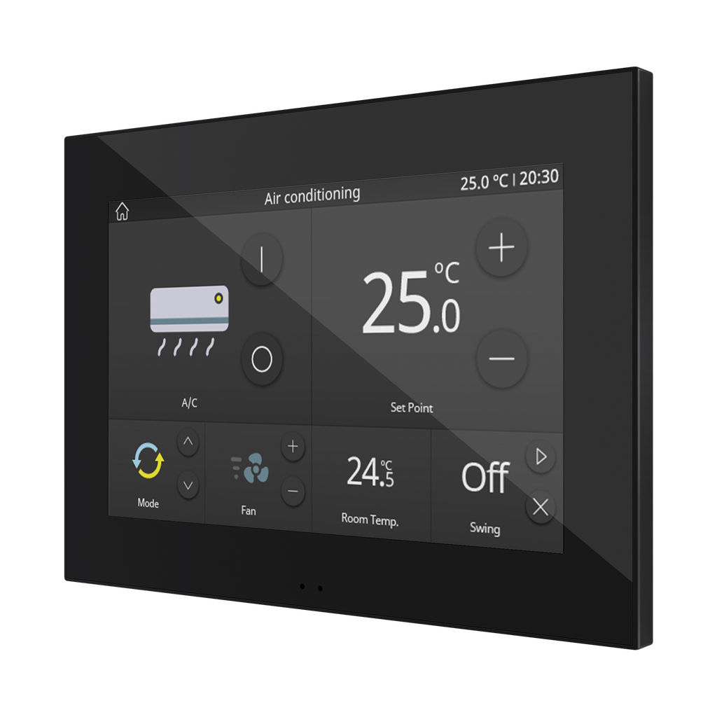 Touchpanel Z70 7" svart