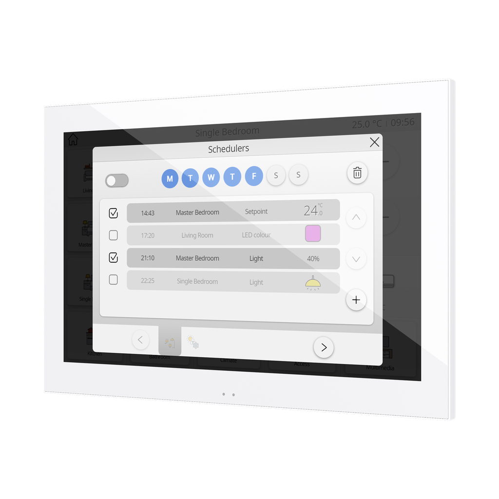 Touchpanel Z100 10" vit