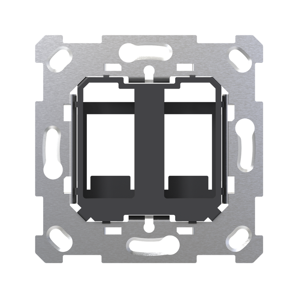 ZS55. RJ45-kontakt – 2 insatser (utan keystone och lock 8300013xx)