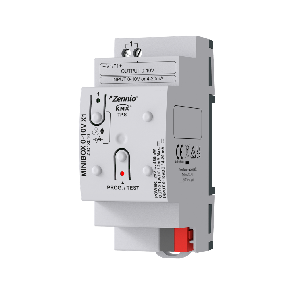 Analogaktor in/ut X1 0-10V