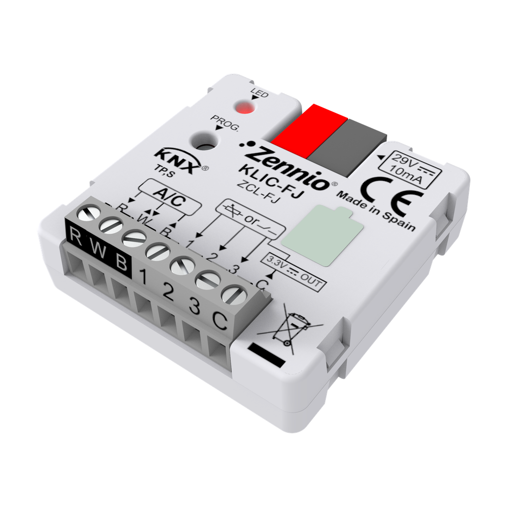 KNX Gränssnitt klimataggregat, KLIC-FJ, Fujitsu/General/Hiyasu/Fuji