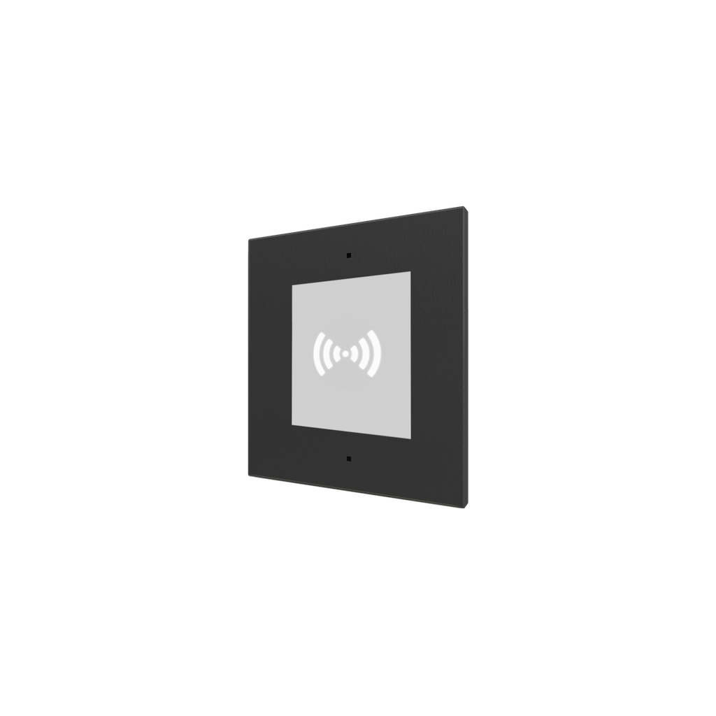 GetFace IP, Ram, infälld, 1 modul, svart