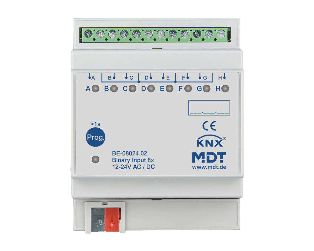 Binäringång 8x24V AC/DC