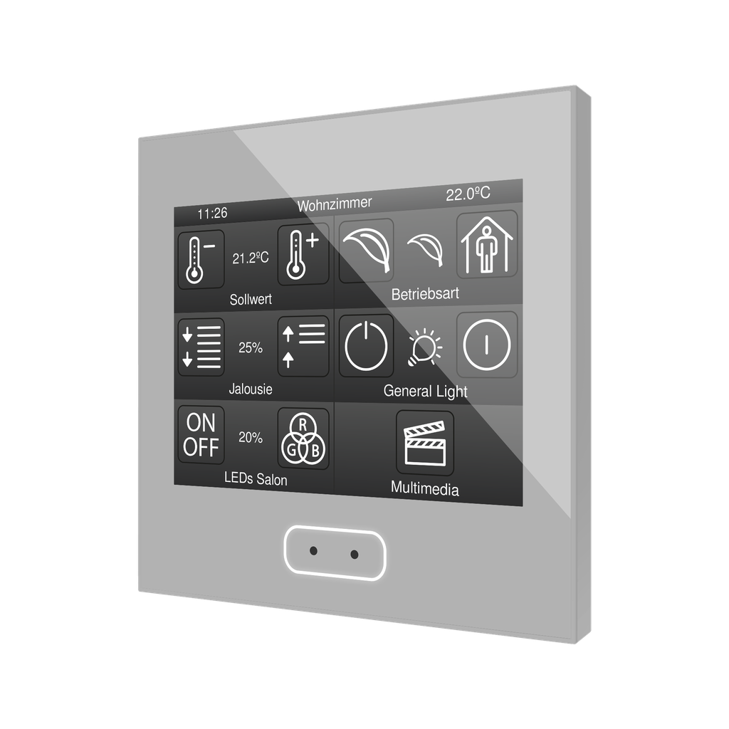 KNX Touchpanel, Z35 v2, 3,5", silver