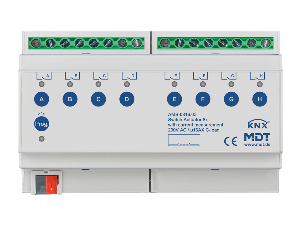 Brytaktor 8X16A 230V standard