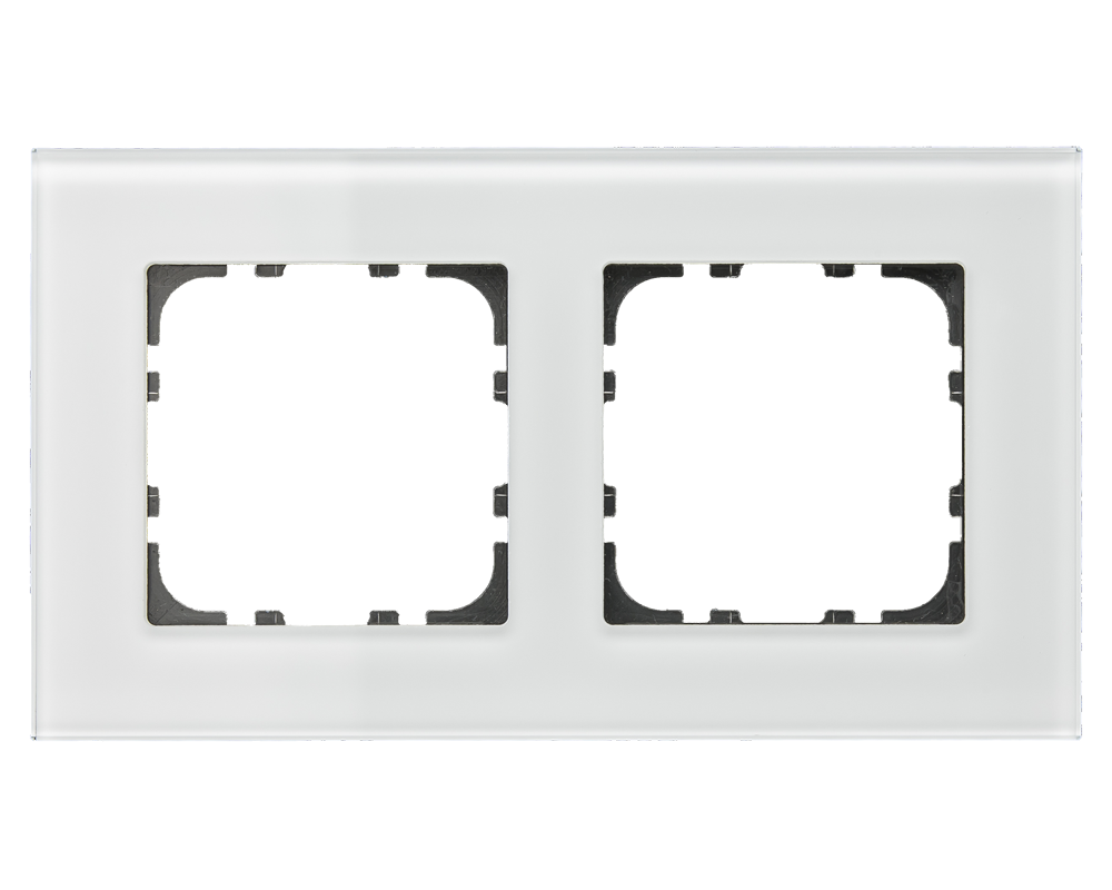 Ram Glas 2-fack 55mm Vit