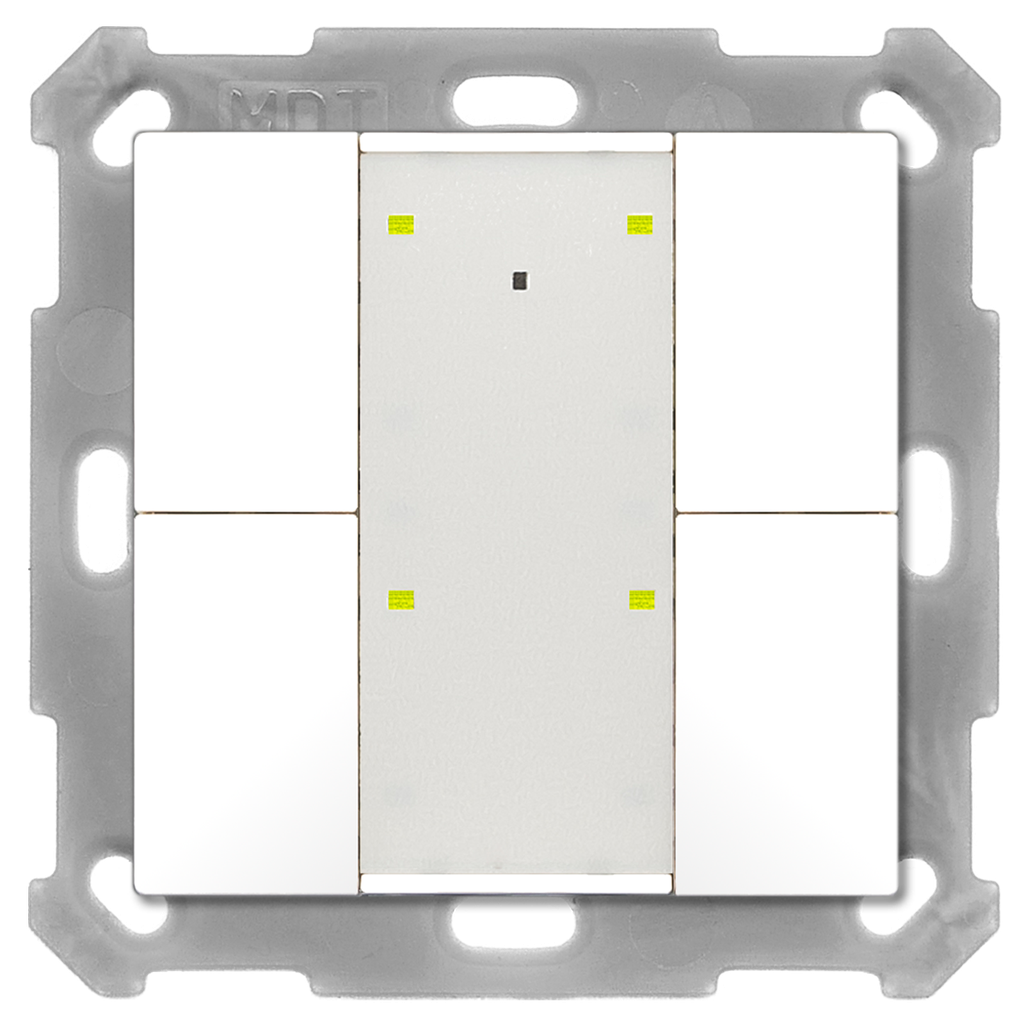 Tryckknapp Plus55 TS 4k Vit 