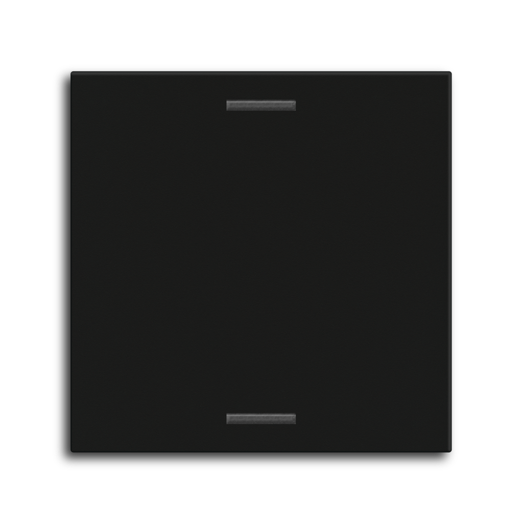 MDT Rocker for the KNX Push Button Light 55 1 gang, Black matt, neutral