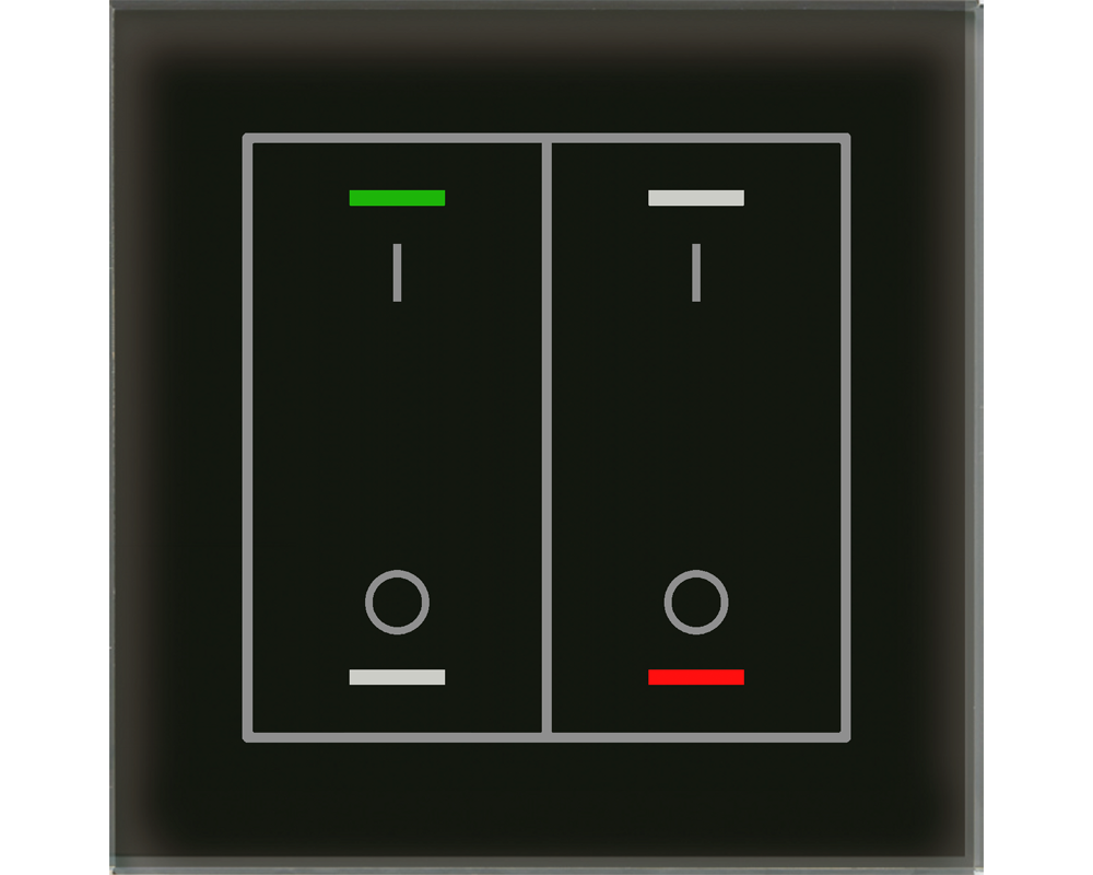 T-knapp Glas II Lite 2k I/O TS 