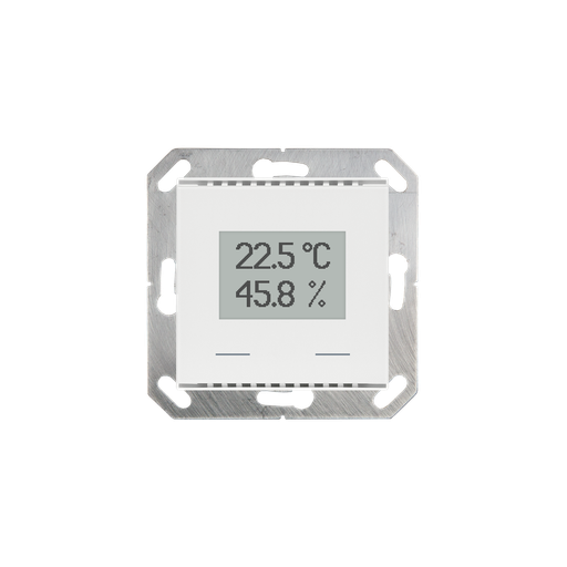 [70617] KNX Termostat/fukt, KNX TH-UP Touch, med display, renvit