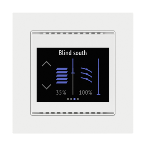[70820] KNX Touchpanel, Cala 3.0 AQS/TH, 2,3", CO2/temp/fukt/RGB/HCL, renvit