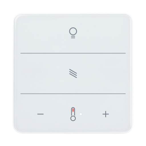 [71060] KNX Tryckknapp, eTR Multitouch, belysning/jalusi/tempgivare, vit