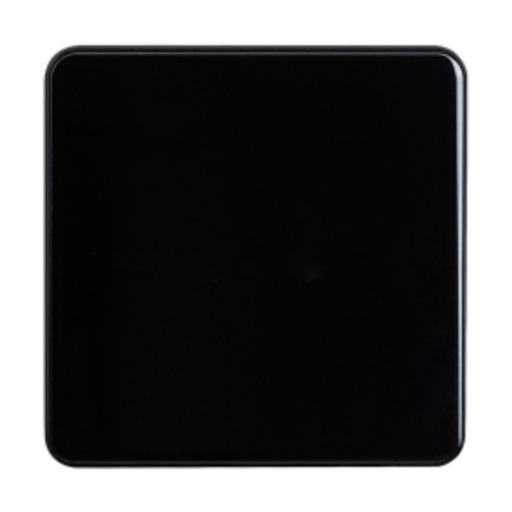 [71302] KNX Termostat, eTr gl, tempgivare, glas, svart