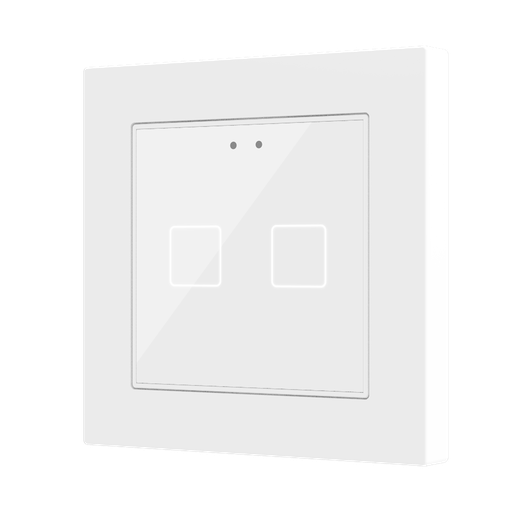 [ZVIF55X2V2GW] Tryckknapp Flat55 X2 blank vit