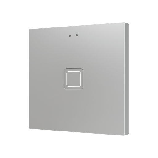 [ZVIT1S] Tryckknapp Tecla X1 silver