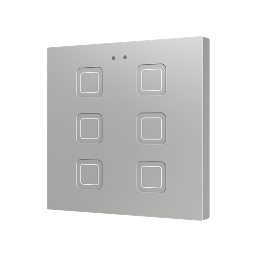 [ZVIT6S] Tryckknapp Tecla X6 silver