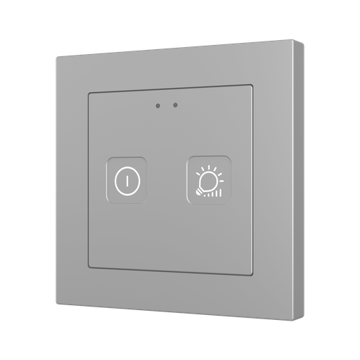 [ZVIT55X2] KNX Tryckknapp Tecla 55 X2, 2 knappar, design