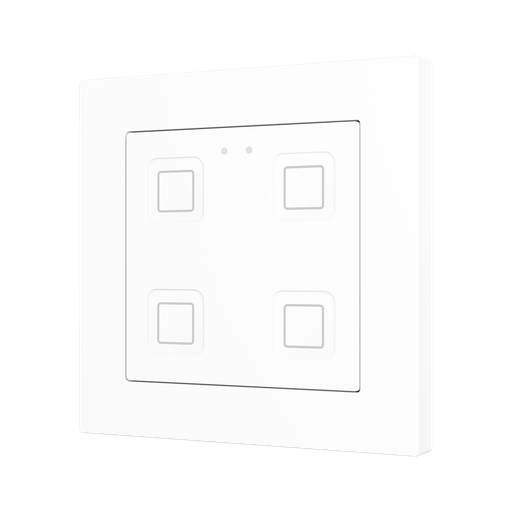 [ZVIT55X4W] Tryckknapp Tecla55 X4 vit