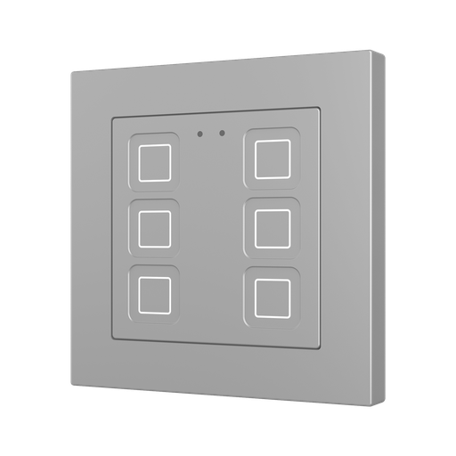 [ZVIT55X6S] Tryckknapp Tecla55 X6 silver
