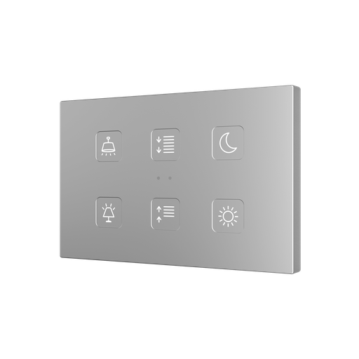 [ZVITXLX6] KNX Tryckknapp Tecla XL X6, 6 knappar, design