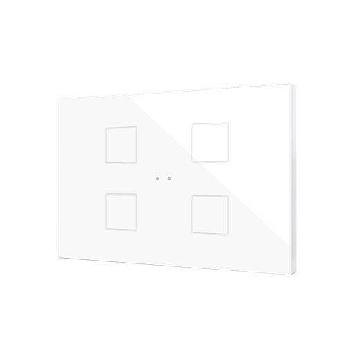 [ZVIFXLX4W] Tryckknapp Flat XL X4 vit