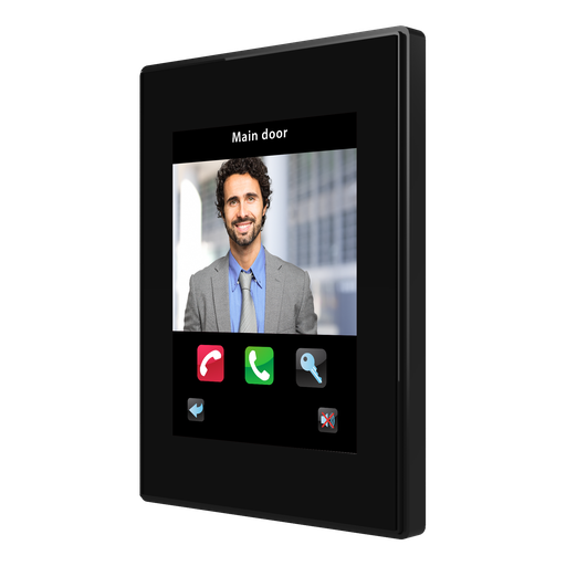 [ZVI-Z41COM-AP] KNX Touchpanel, Z41 COM, 4,1", svart
