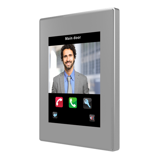 [ZVI-Z41COM-SP] KNX Touchpanel, Z41 COM, 4,1", silver