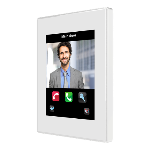 [ZVI-Z41COM-WP] KNX Touchpanel, Z41 COM, 4,1", vit