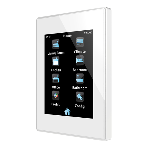 [ZVI-Z41LIT-WP] KNX Touchpanel, Z41 Lite, 4,1", vit